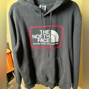 The North Face Black and Red Hoodie